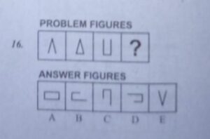 There are U shapes in the image.