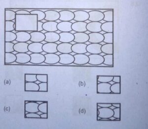 A lot of eggs are packed inside a rectangle.