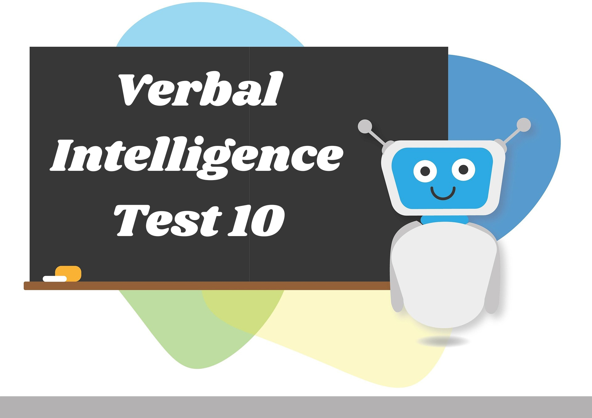 Image for verbal intelligence test ten.